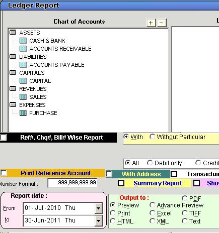 Online Double-entry Accounting