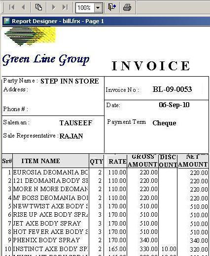 Invoice all of your customer with their names
