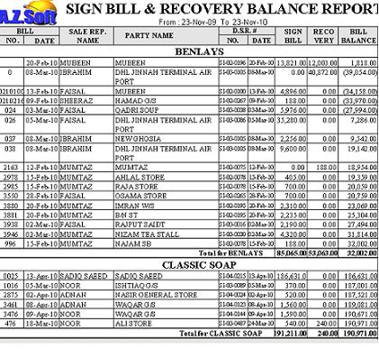Manage Account Activity