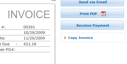 Copy an Invoice to Save Time